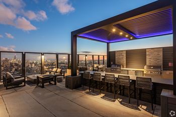 Rooftop at night